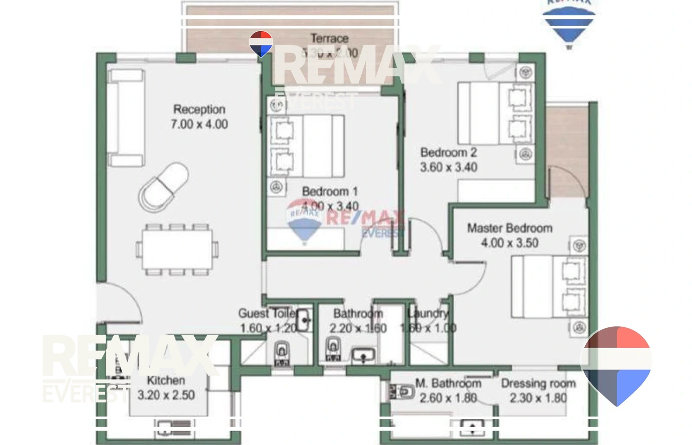Apartment for Sale in Rivers 155 sqm