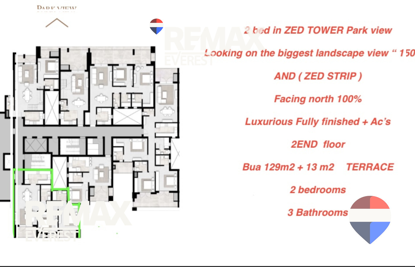 Apartment for Sale in Zed West 129 sqm