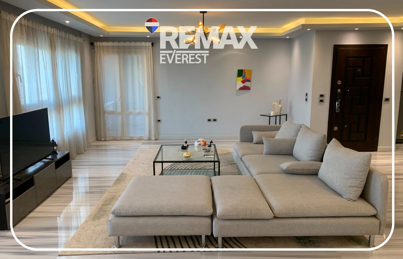 Furnished apartment-open view in Zayed Regency